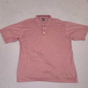 Marbas Golf Polo Shirt Mens XL Burgundy Red Mercerized‎ Cotton Made In Italy